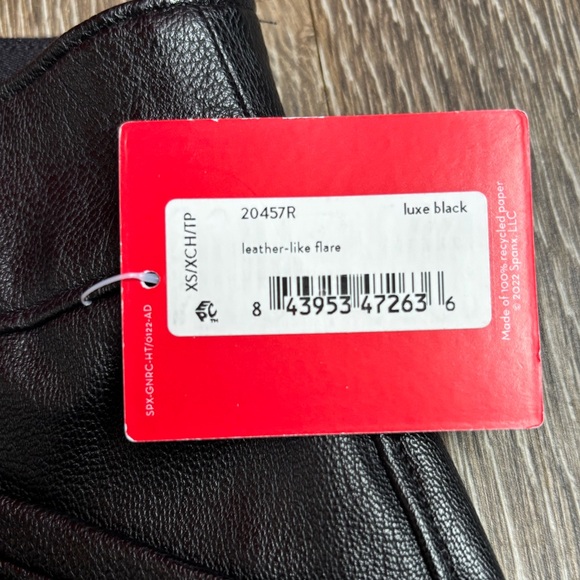 Spanx Leather-Like Flare Pants XS NWT! - Picture 6 of 13